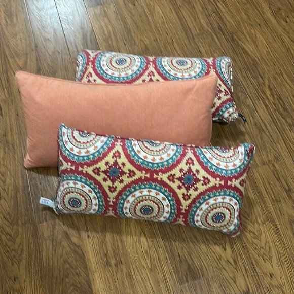 Accents Newport Accent Indooroutdoor Pillows 24 X 12 Multi